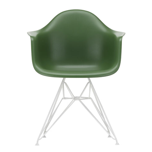 Cadeira de Braços em Plástico Eames DAR / Base Branca